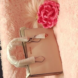 GRAB IT NOW!!!!Michael Kors Blush Pink Crossbody Satchel